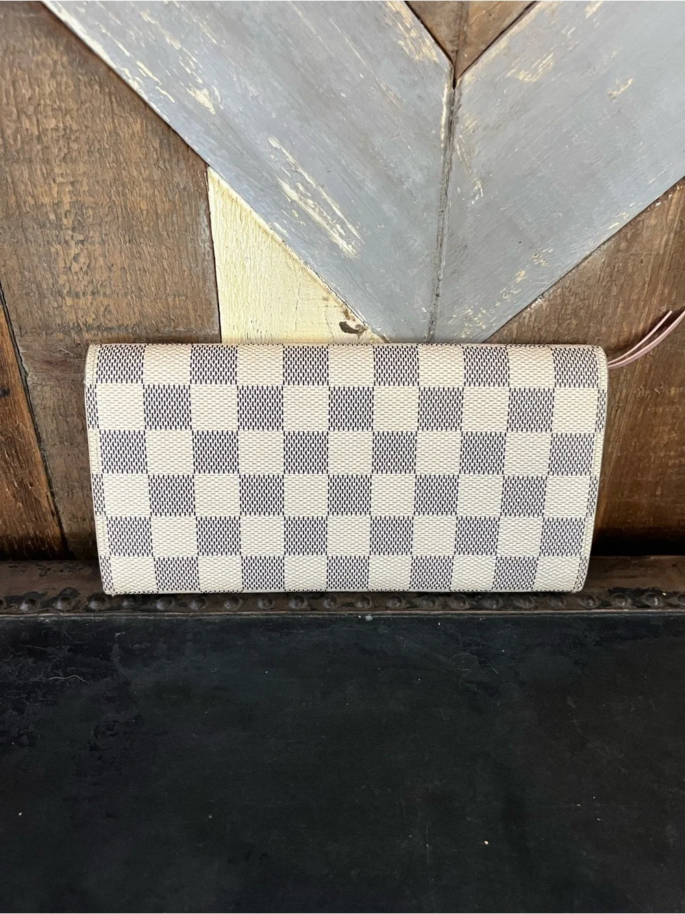 Authentic Louis Vuitton Damier Azur Emile wallet